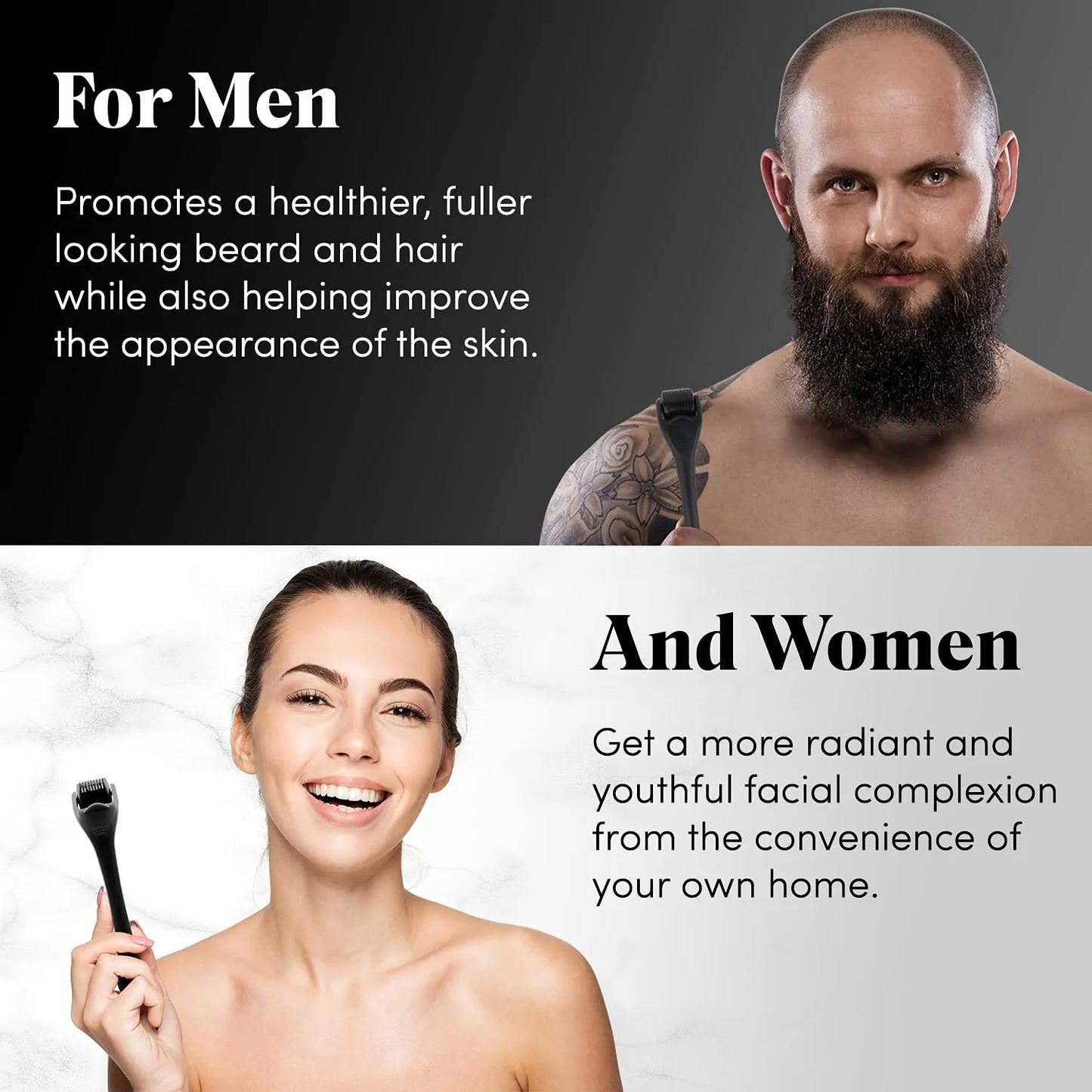 Derma Roller for Skin, Beard & Hair